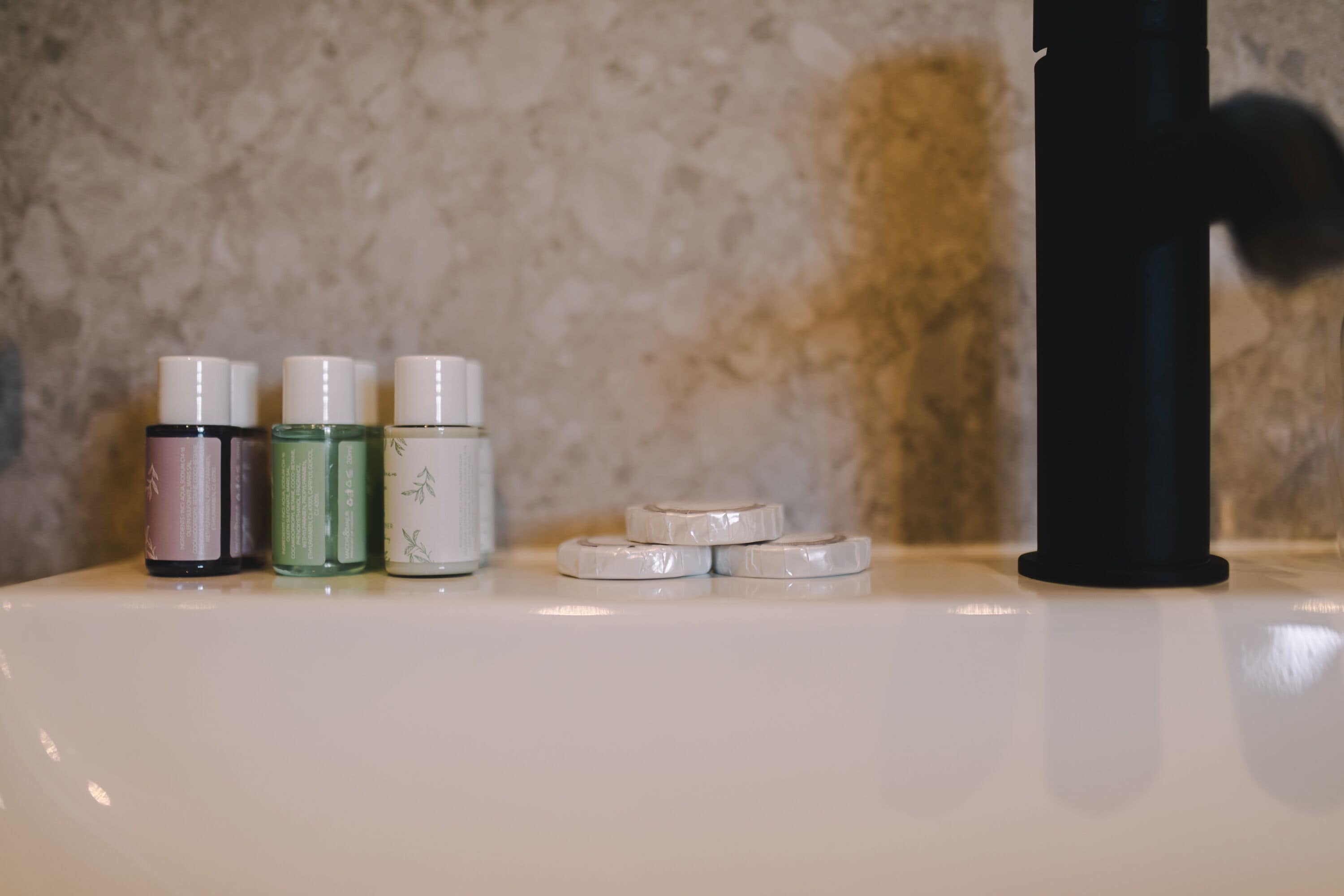 romantic double room | bathroom | shower, rainfall showerhead, free toiletries, hair dryer