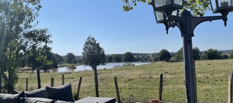 Renovated farmhouse with private pond, pets allowed