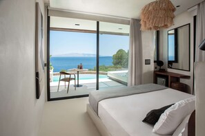 Egyptian cotton sheets, premium bedding, memory-foam beds, minibar - Saklı Yaz Datça - Adult Only (Datça)