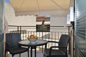 Comfort appartement | Uitzicht vanaf balkon