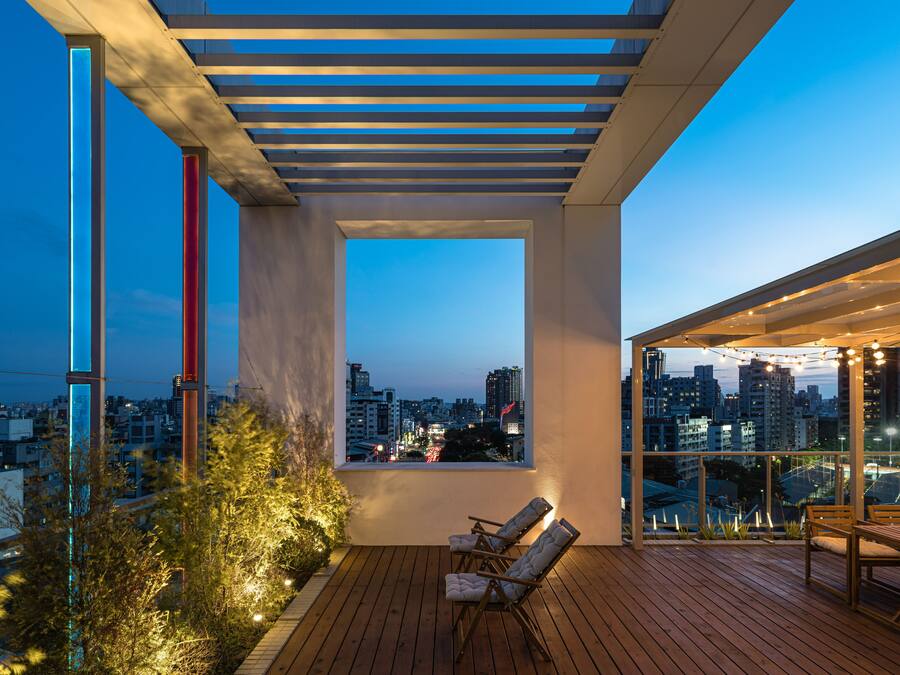 Rooftop terrace