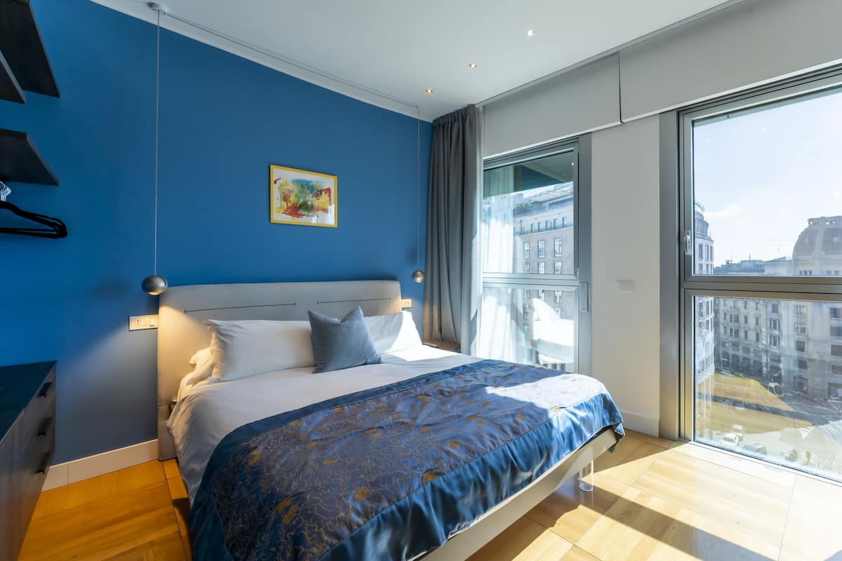 Klassieke kamer, uitzicht op stad | Stadsuitzicht vanuit accommodatie
