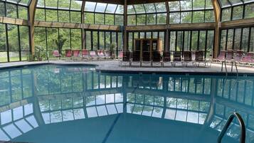 Indoor pool, a heated pool