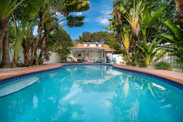 Außenpool, beheizter Pool