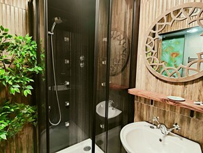 Appartement Deluxe, salle de bains privée, vue mer (The Forest) | Salle de bain