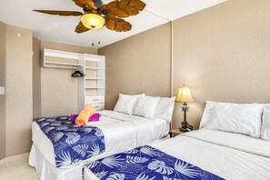 2 habitaciones, tabla de planchar con plancha y cuna de viaje