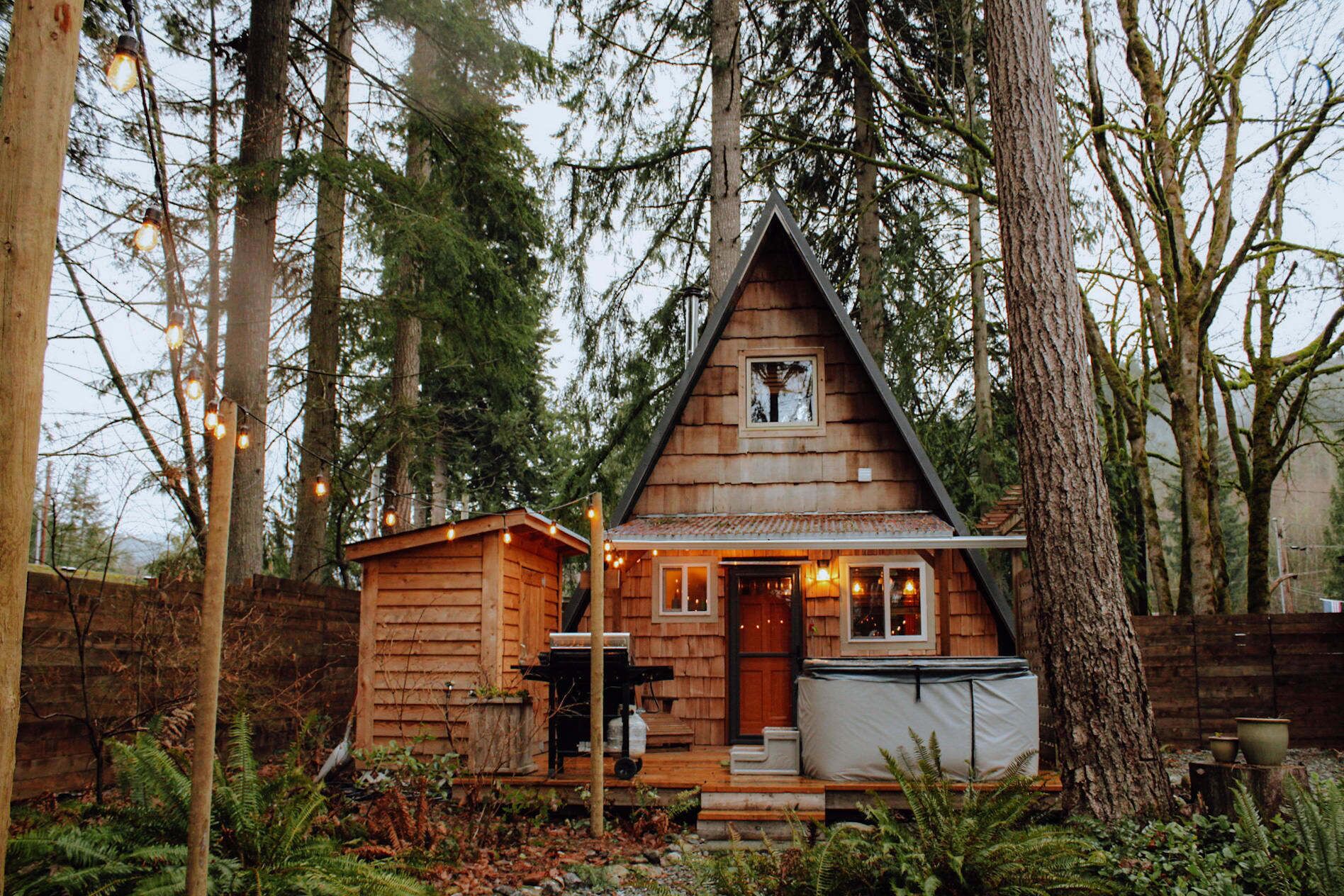 Epic view A-frame - Hot-tub, Firepit & Fireplace