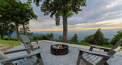 Quiet Mountaintop Vista w/ Hot tub and Fire pit