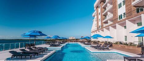 حمّام سباحة خارجي، حمّام سباحة مُدفَّأ