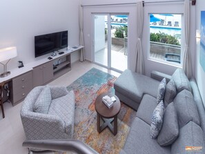 Smart TV - 1 Bedroom condo style cabana lofted unit situated in Caribeville, San Pedro, BZE (San Pedro)