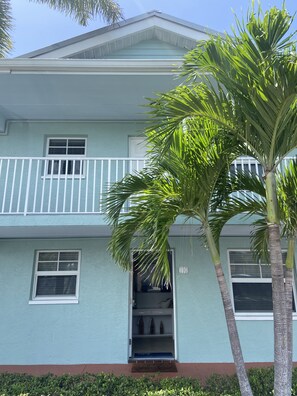 Exterior detail - Remodeled LUXE 1st Floor Condo w/ Private Patio. 2 Min. Walk to Beach (Indian Shores)