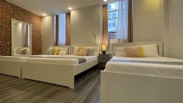 Familie studio | 1 slaapkamer, hypoallergeen beddengoed, individueel gedecoreerd