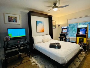 4 bedrooms, iron/ironing board, travel crib, WiFi