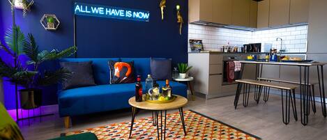 럭셔리 아파트, 전용 욕실 | 라운지