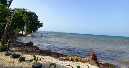 Fresh beach house near Rocky cay and Cocoplumbeach
