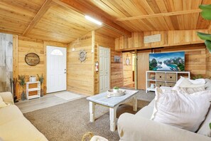Fernseher, Kamin