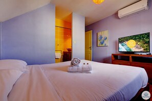 3 chambres, fer et planche à repasser, Wi-Fi gratuit, draps fournis