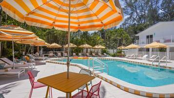 Una piscina riscaldata