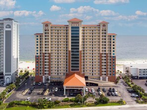 Exterior - Updated luxury beachfront condo in killer location! Walking distance to Hangout. (Gulf Shores)