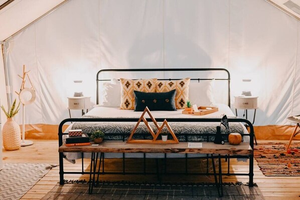 2 habitaciones, camas con efecto memoria y ropa de cama