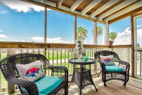Property grounds. Time well wasted...A relaxing and family friendly beach home