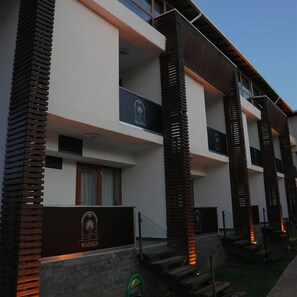 Fassade der Unterkunft