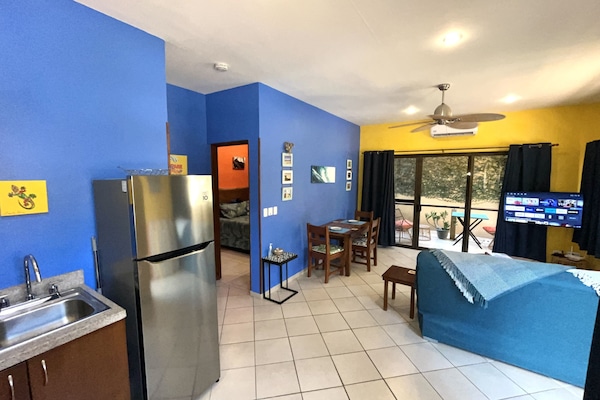 2 Air Conditioners with separate controls! 1 in the BR & 1 in the Living room