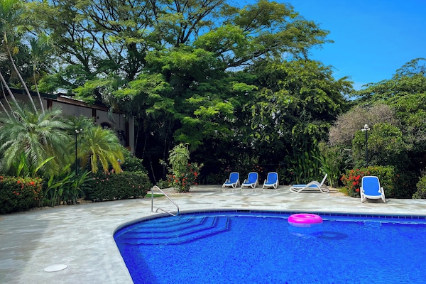 Large shared pool and lots of lounge chairs