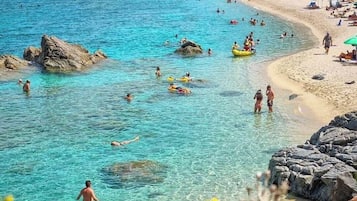 Sun loungers, beach towels