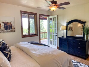 4 bedrooms, iron/ironing board, travel cot, WiFi