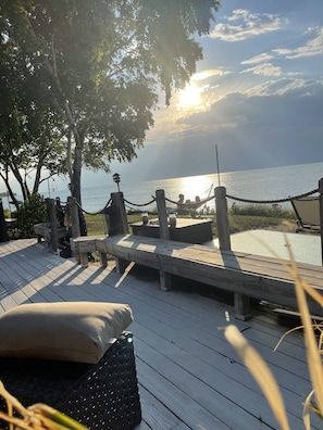 Property grounds - Beachfront Cottage - Perfect Private Beach (Caseville)