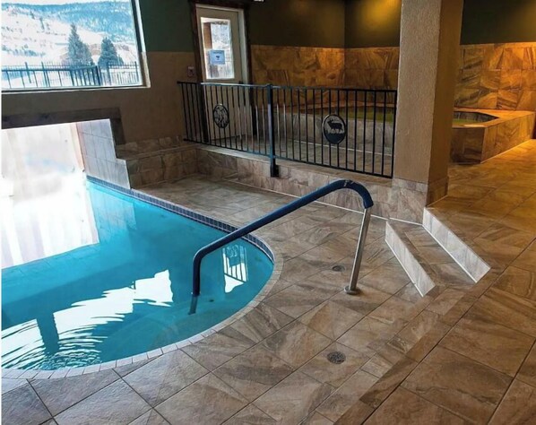 Indoor pool, outdoor pool