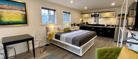 1 chambre, bureau, Wi-Fi, draps fournis