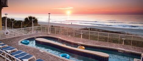 Indoor pool, outdoor pool