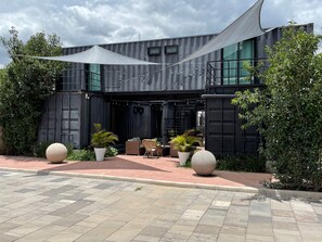 Voorkant van accommodatie