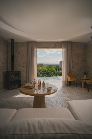 Single Chozo | Living area - Chozos Resort (Ugarteche)