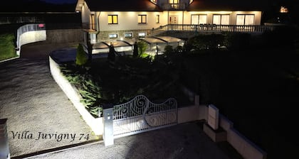 Villa 5*, 15 persons, Swimming pool 20 min from Geneva