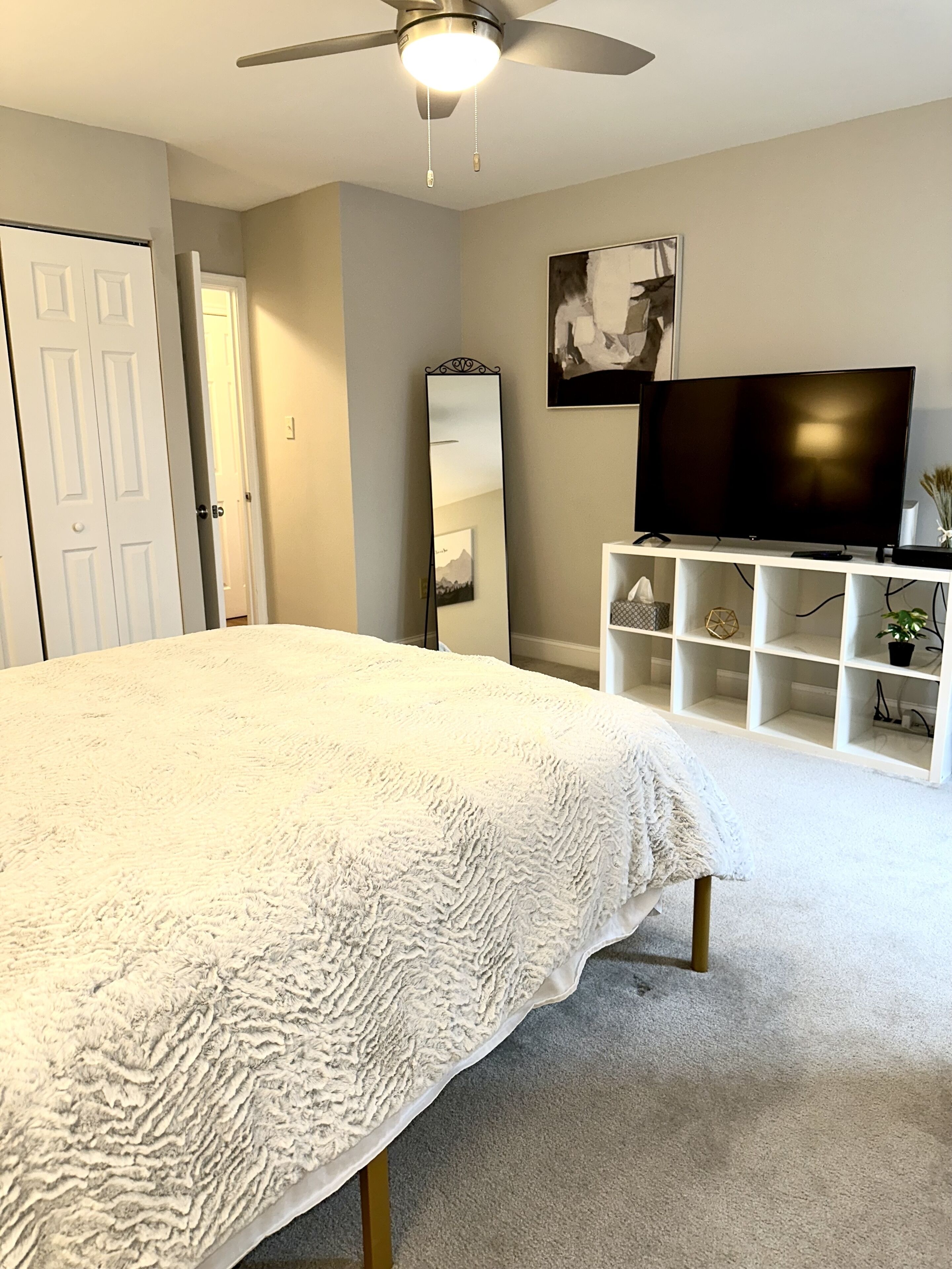 2 bedrooms, iron/ironing board, free WiFi, bed sheets