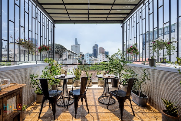 Terrasse sur le toit