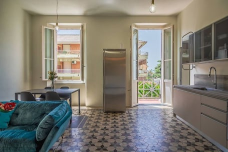 Coin séjour. CASA MATI - Relax and style near the Cinque Terre