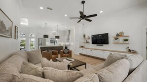 House, 4 Bedrooms | Living room - Sun Chasers by Bliss Beach Rentals (Destin)
