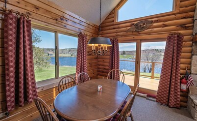 Lakefront House with Stunning Views and Great Room