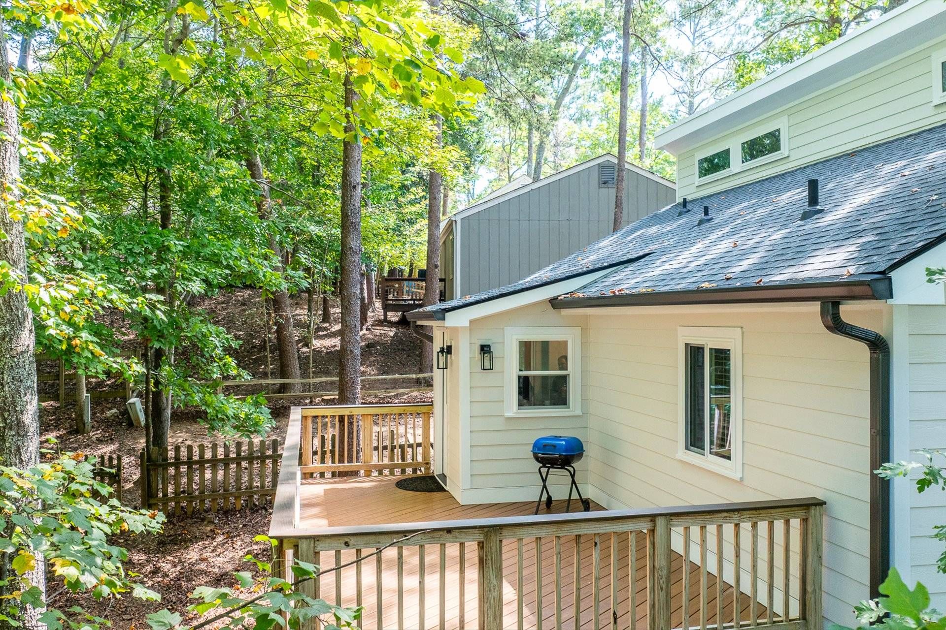This is the back deck