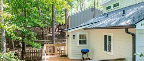 This is the back deck