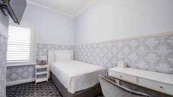 標準單人房 | 書桌、遮光窗簾/窗簾、免費 Wi-Fi、床單