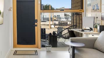 TV connectée, cheminée