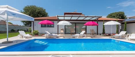 Opvarmet pool