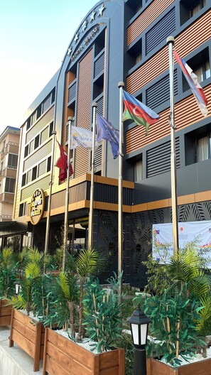 Fassade der Unterkunft