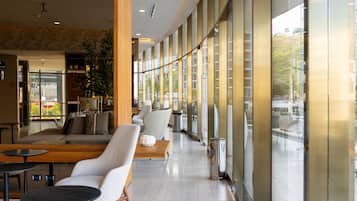 Sitteområde i lobbyen