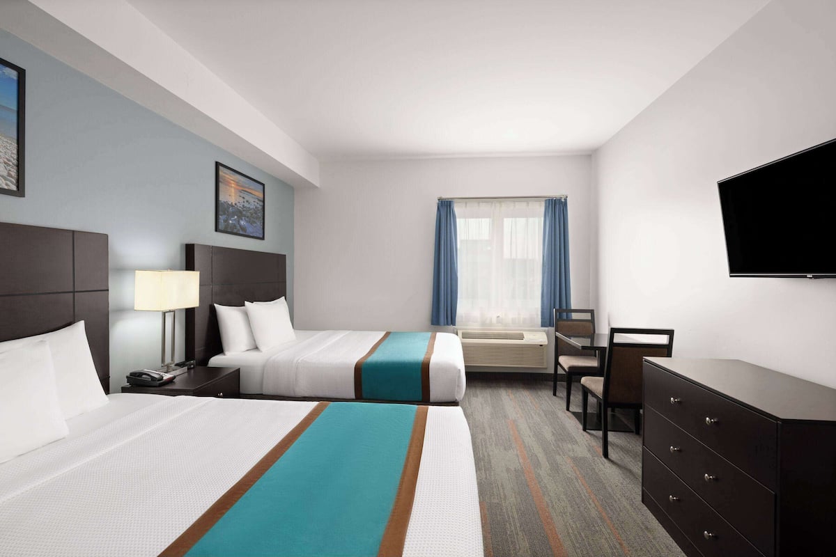Room, 2 Queen Beds, Non Smoking | Free WiFi, bed sheets